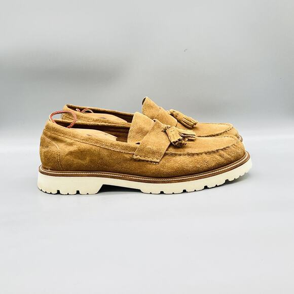 Cole Haan Shoes Mens 11 Brown Suede American Classics Grand OS Tassel Loafers